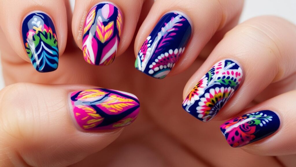 manicura de moda , micro nail art